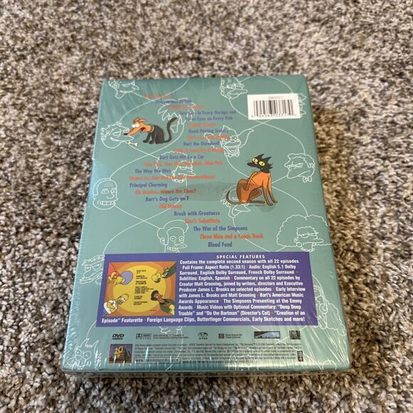 The Simpsons: Complete Second Season  (DVD Collectors Edition, 2002) Brand New - Picture 3 of 4
